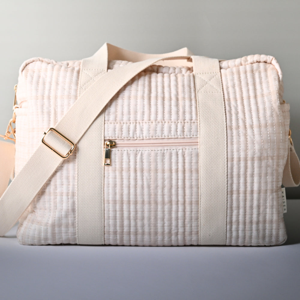 Tiny Orchard Quilted Baby Bag - GINGHAM